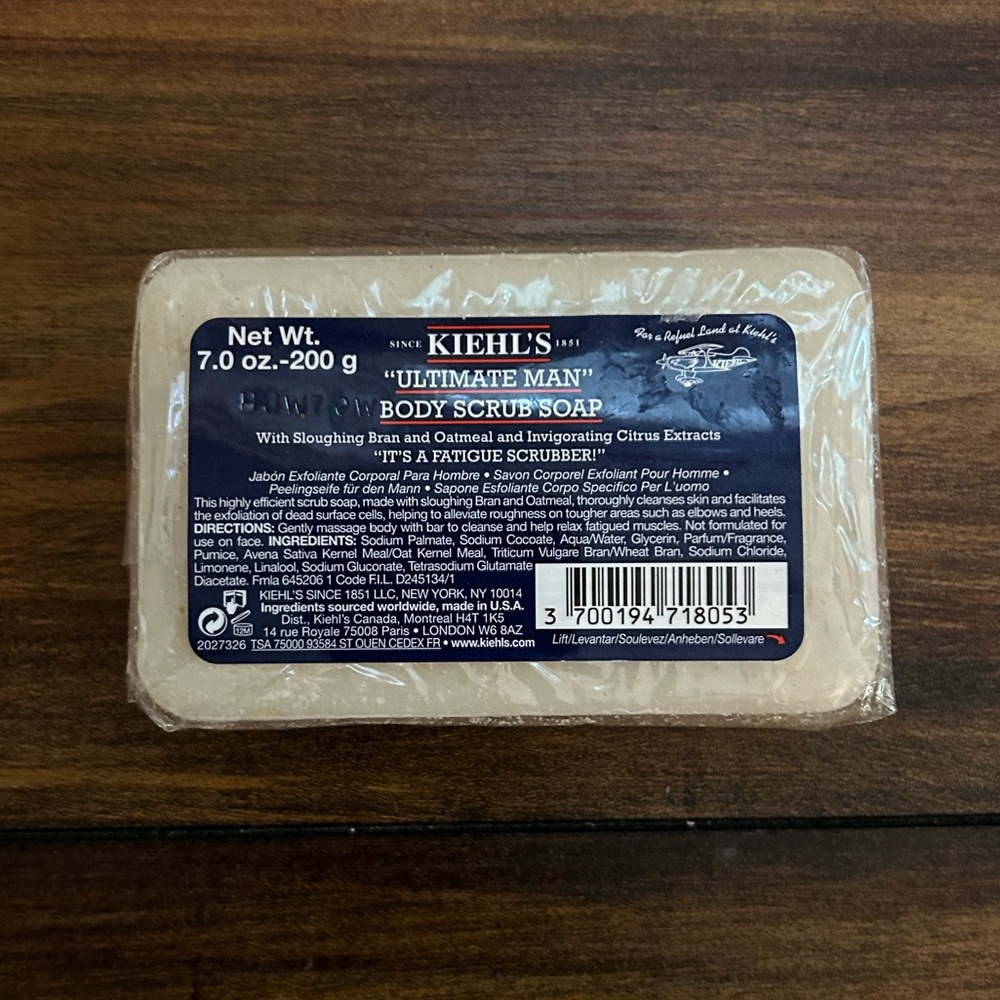 Kiehl's Ultimate Man Body Scrub Soap - 7 ounces